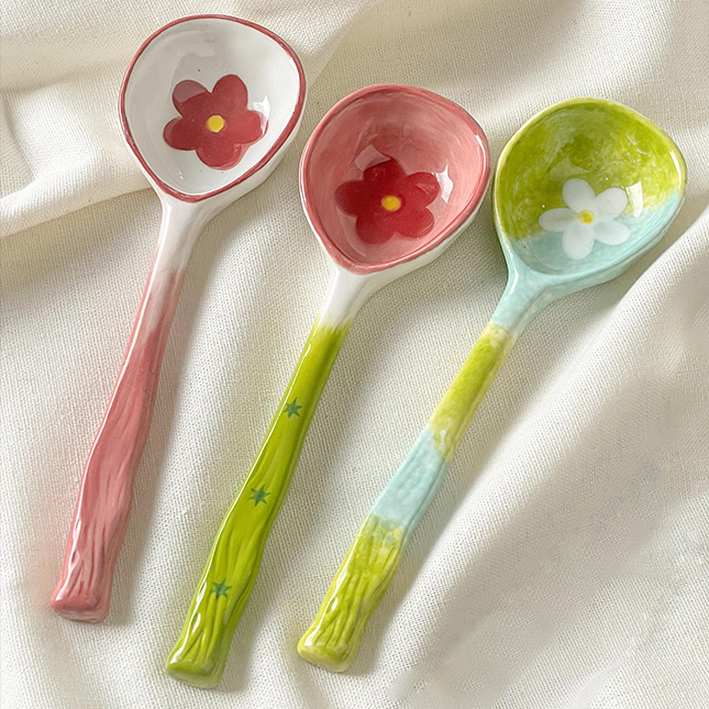 FLORAL ENERGY SPOONS [SET OF 3]